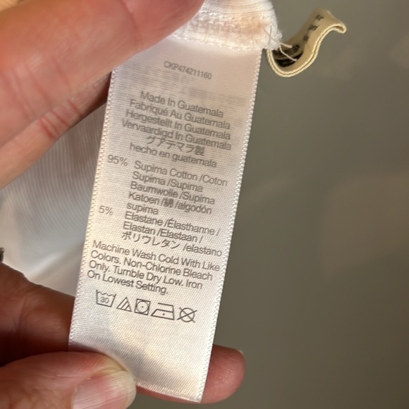 Madewell Supima® Rib Tee Size XXS - Picture 6 of 7